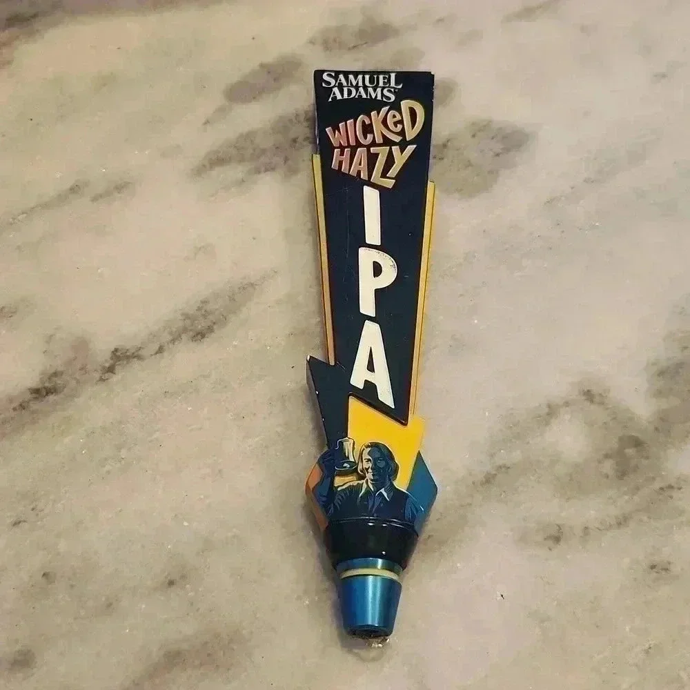 Samuel Adam's Wicked Hazy Ipa Beer handle tap
